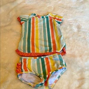 GUC rash guard two piece set.